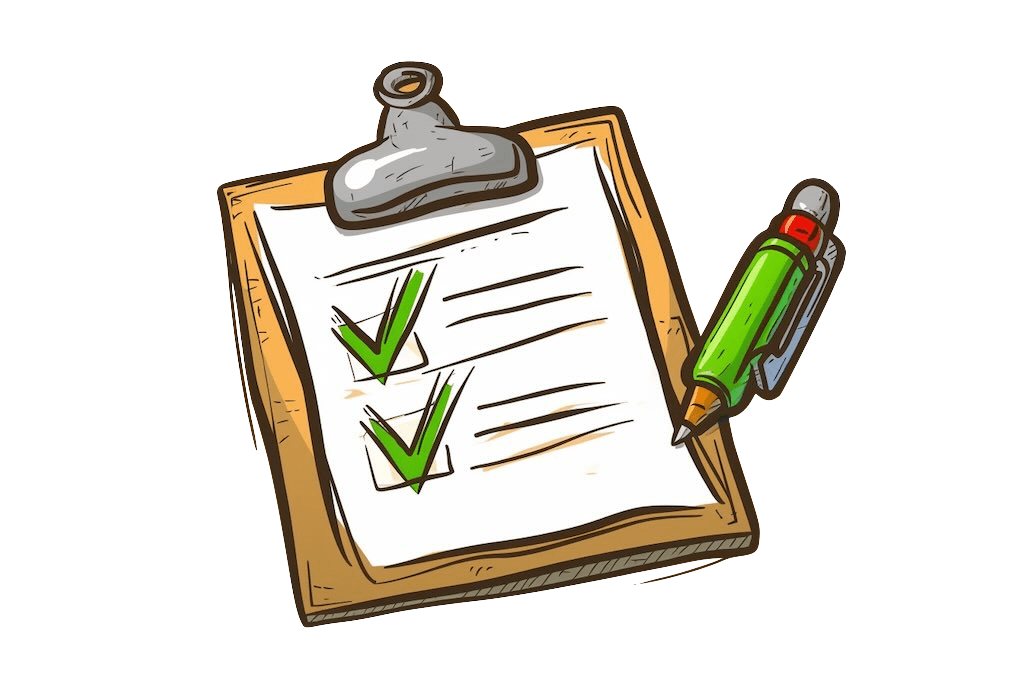 Picture of a checklist
