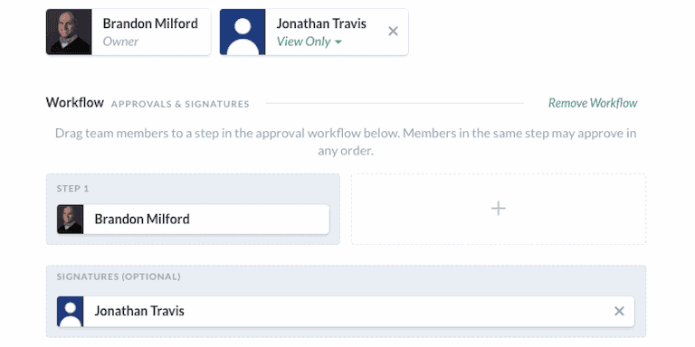 mobile contract uploads